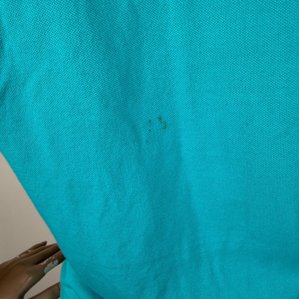 Ben Sherman Turquoise Button Down polo Shirt - Picture 5 of 5